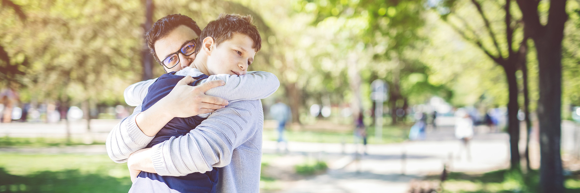 Father With Autistic Son